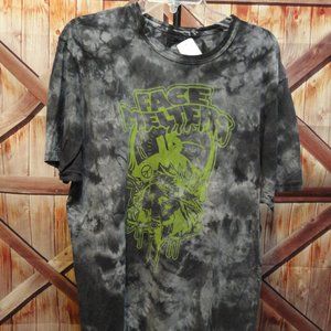 Burton Face Melters Tie-Dye Funky Graohic T~Snow boarder fan~C below